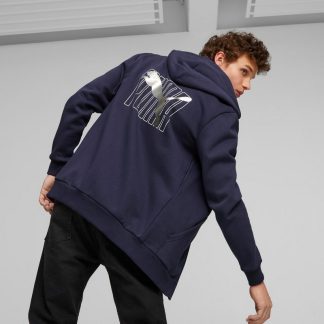 Puma ESS+ LOGO LAB Holiday Full-Zip Hoodie FL