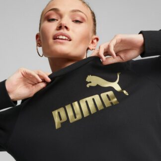 “Puma ESS+ Metallic Logo Crew FL”